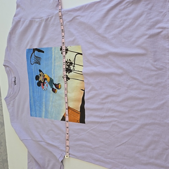NWOT Disney Mickey Mouse Basketball Dunk Short Sleeve Tshirt Purple Size XL - Picture 11 of 13